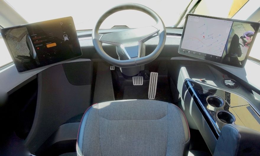 Elon musk truck interior for Electric Semi Truck 2